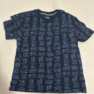 Old Navy Dark Blue Gaming Graphic Tee